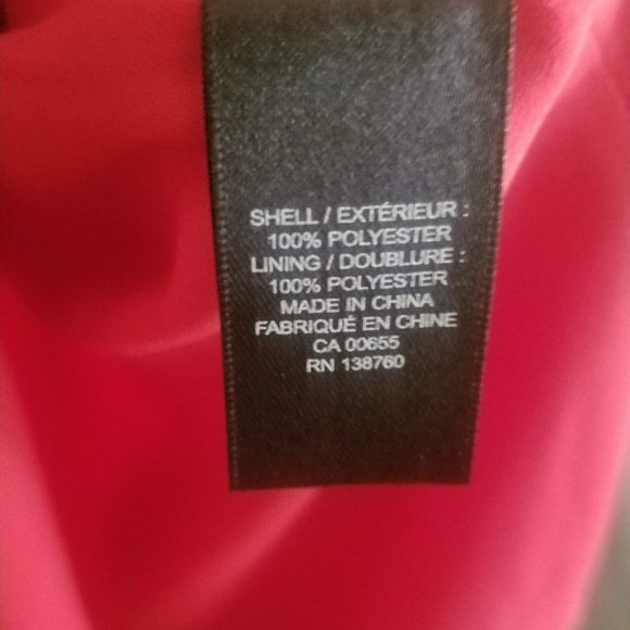 RW&Co Red Crepe Midi Shift Dress - Picture 12 of 13